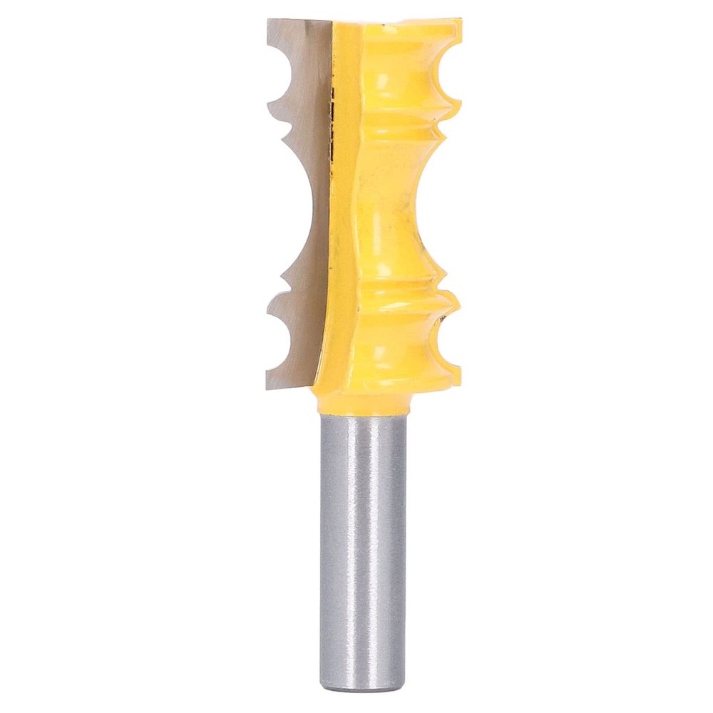 Chair Rail Molding Router Bit, Carbon Steel Alloy, Crown Molding Cutter, 1-1/8 in. Diameter, 2 in. Depth