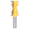 Chair Rail Molding Router Bit, Carbon Steel Alloy, Crown Molding Cutter, 1-1/8 in. Diameter, 2 in. Depth view 1
