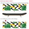 2 Skateboard Grip Tapes with Tropical Stripes view 2