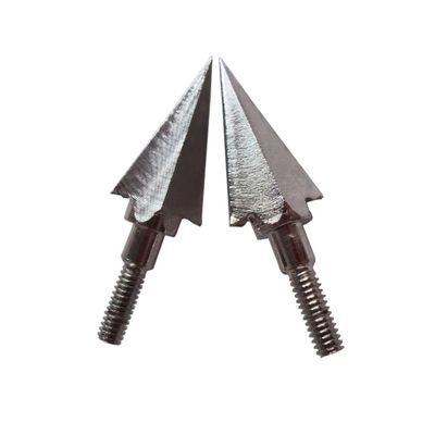 SHARROW Traditional Screw-In Hunting Arrowheads, Solid Metal, 12-Pack, Type 10