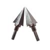 SHARROW Traditional Screw-In Hunting Arrowheads, Solid Metal, 12-Pack, Type 10 view 1