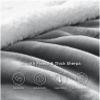 Cozy Blanket, Milky White Dragonfly, Microfiber, Reversible, Thick & Warm, 150 x 200 cm view 2