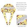 Eslifey Adjustable Button-Closure Work Caps, Polyester, Sweatband, Elastic Tie, Yellow Dogs and Cats, 2-Pack view 4