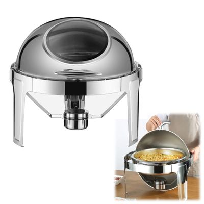 Stainless Steel Chafing Dish Food Warmer, 6 L