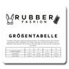 Rubberfashion Short Fingerless Latex Gloves, Black, 0.4 mm, Size S / 6 view 4