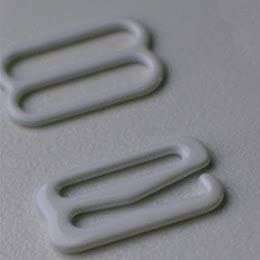 XIUCAI 10 Sets of Nylon-Coated Lingerie Hardware, Figure-8 and 9 Shapes, Metal Bra Hooks and Sliders, 5 Colors