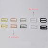 XIUCAI 10 Sets of Nylon-Coated Lingerie Hardware, Figure-8 and 9 Shapes, Metal Bra Hooks and Sliders, 5 Colors view 2