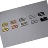 XIUCAI 10 Sets of Nylon-Coated Lingerie Hardware, Figure-8 and 9 Shapes, Metal Bra Hooks and Sliders, 5 Colors view 3