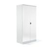 XXL Steel Tool Cabinet, 4 Adjustable Shelves, Gray/White, 195 x 92 x 60 cm view 1
