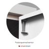 XXL Steel Tool Cabinet, 4 Adjustable Shelves, Gray/White, 195 x 92 x 60 cm view 4