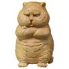 Hand-Sculpted Wooden Tiger Figurine view 1
