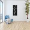 Bamboo Forest Canvas Wall Art, “Mystery of Green,” 120 x 80 cm, 3-Piece, Black-and-White Effect view 4