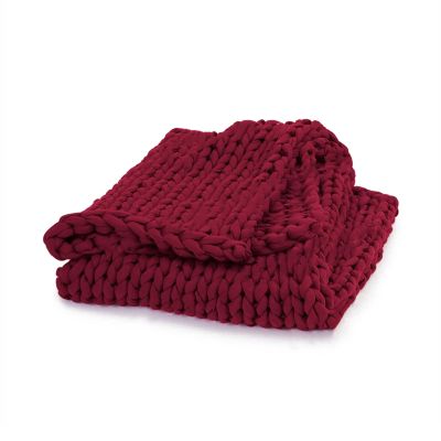 XZSBDXHH Handmade Chunky-Knit Cozy Throw Blanket, Wool-Blend Bedspread for Sofa and Home Decor, Gift, G 150 x 200 cm