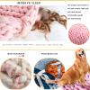 XZSBDXHH Handmade Chunky-Knit Cozy Throw Blanket, Wool-Blend Bedspread for Sofa and Home Decor, Gift, G 150 x 200 cm view 4