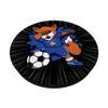 Dabbing Fox Kosovo Soccer Fans Jersey for Kosovar Soccer Lovers, PopSockets PopGrip view 2