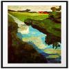 Pixxprint Paula Modersohn-Becker “Moorgraben Moorkanal” Framed Art Print with Gallery Mat, 100 x 70 cm view 1