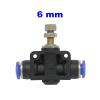 Garden Hose Connector 4/6/8/10/12 mm Water Flow Control Valve, Tee Joint, Air Flow Regulator (6 mm) view 2