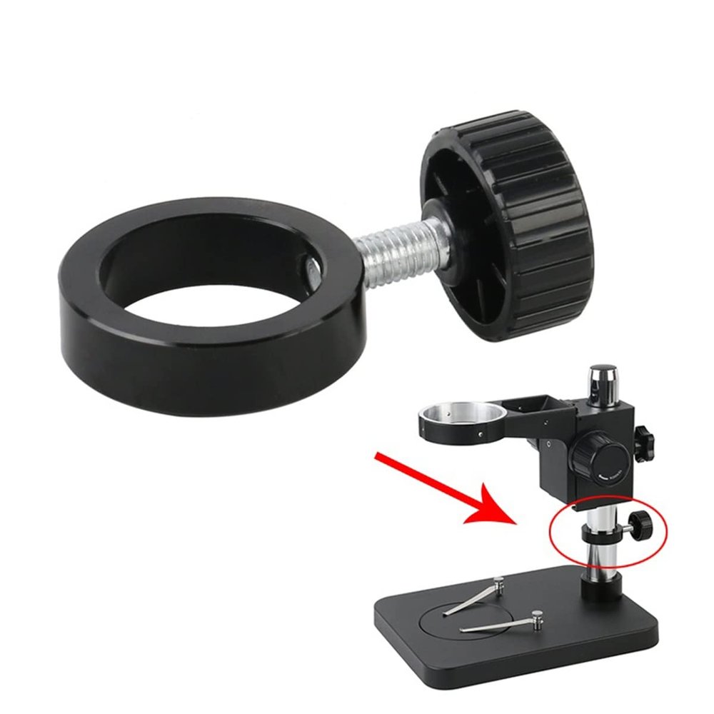 ZTBH Microscope Accessory Kit, Metal Column Rod Holder for Industrial Trinocular Stereo Microscopes and Video Cameras, 25 mm/32 mm (Color: 32 mm B)
