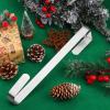 U/ D Metal Christmas Wreath Hanger, Magnetic Hook, Silver, 38.1 cm view 4