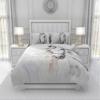 JEFFEL Horse Duvet Cover Set 200 x 200 cm, Children's Bedding Set with 3D Horse Design, Microfiber view 2