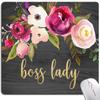 Hokafenle Boss Lady Mouse Pad, Square, Waterproof, Non-Slip view 1