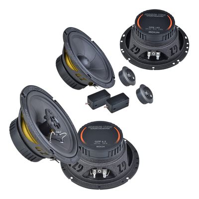 Mediadox Ground Zero 6.5 in Hyundai Front/Rear Speaker Set