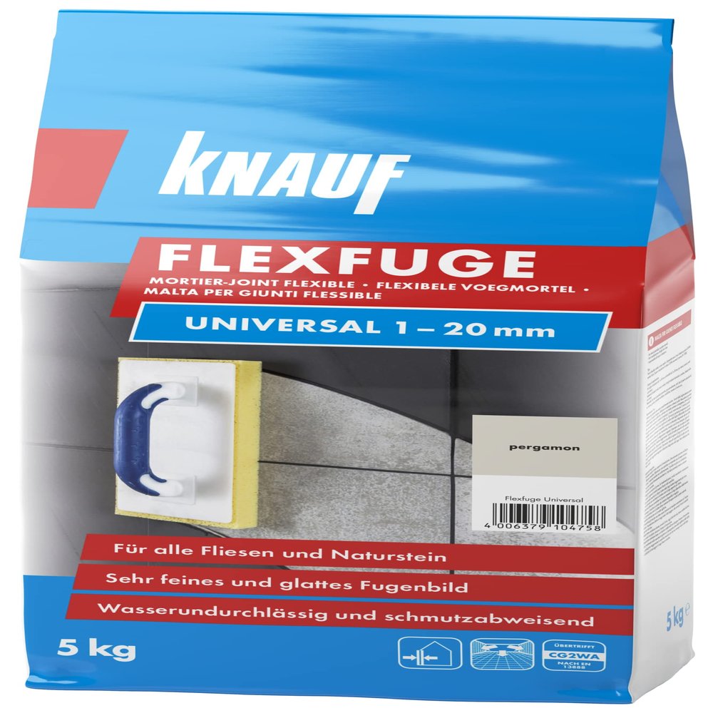 Knauf Flexfuge Universal 5 kg Pergamon Fast-Setting Grout