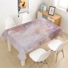 Morbuy Waterproof Washable 3D Marble Tablecloth, Purple, 140 x 220 cm view 2