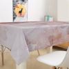 Morbuy Waterproof Washable 3D Marble Tablecloth, Purple, 140 x 220 cm view 3