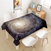 Hearda Washable Rectangular Polyester Tablecloth, Cosmic Swirl, 150 x 150 cm view 2