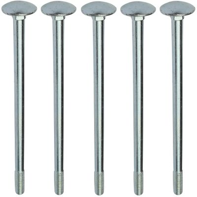 AERZETIX C48995 Set of 5 Carriage Bolts M6 x 120 mm, DIN 603