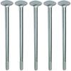 AERZETIX C48995 Set of 5 Carriage Bolts M6 x 120 mm, DIN 603 view 1