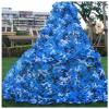 Xrdbfd Reinforced Blue Camouflage Net, Breathable Shade Sail, 1.5 x 5 m (4.9 x 16.4 ft) view 1