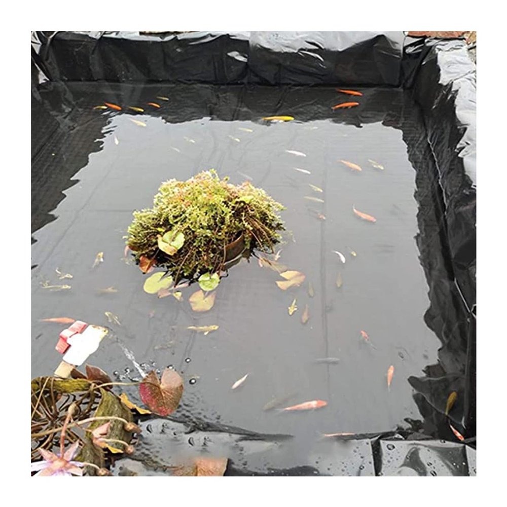XXIOJUN Impermeable HDPE Pond Liner for Large Fish Ponds, 6 × 10 m