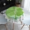 Highdi Round Washable Tablecloth, 3D Four-Leaf Clover, Waterproof, 160 cm, Graffiti Painting view 3