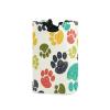 Linomo Colorful Dog Paw Print Collapsible Laundry Hamper view 1
