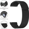 HLXJR 16mm Universal Stainless Steel Mesh Watch Band with Magnetic Closure, Black view 3