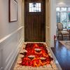 GOODLUKY Non-Slip Washable 3D Optical Illusion Runner Rug, Red, 20 x 142 in view 2