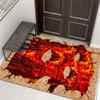 GOODLUKY Non-Slip Washable 3D Optical Illusion Runner Rug, Red, 20 x 142 in view 4