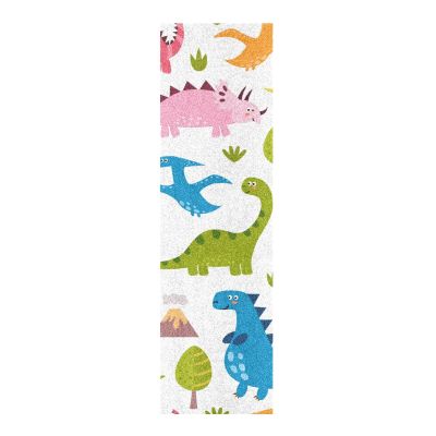 LDIYEU Dinosaur Baby Cartoon Skateboard Grip Tape, Non-Slip, Self-Adhesive, 33 x 9 in, 1 Piece