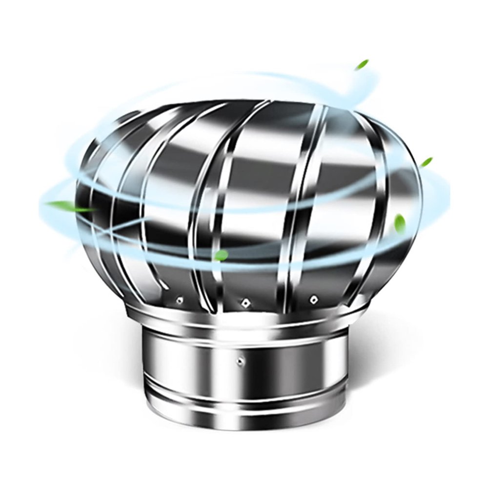 SHUDONGDEN 150 mm Stainless Steel Rotating Chimney Cap