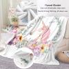 FANSU Parrot 3D Microfiber Fleece Throw Blanket, Soft and Warm, 51 x 59 in view 4