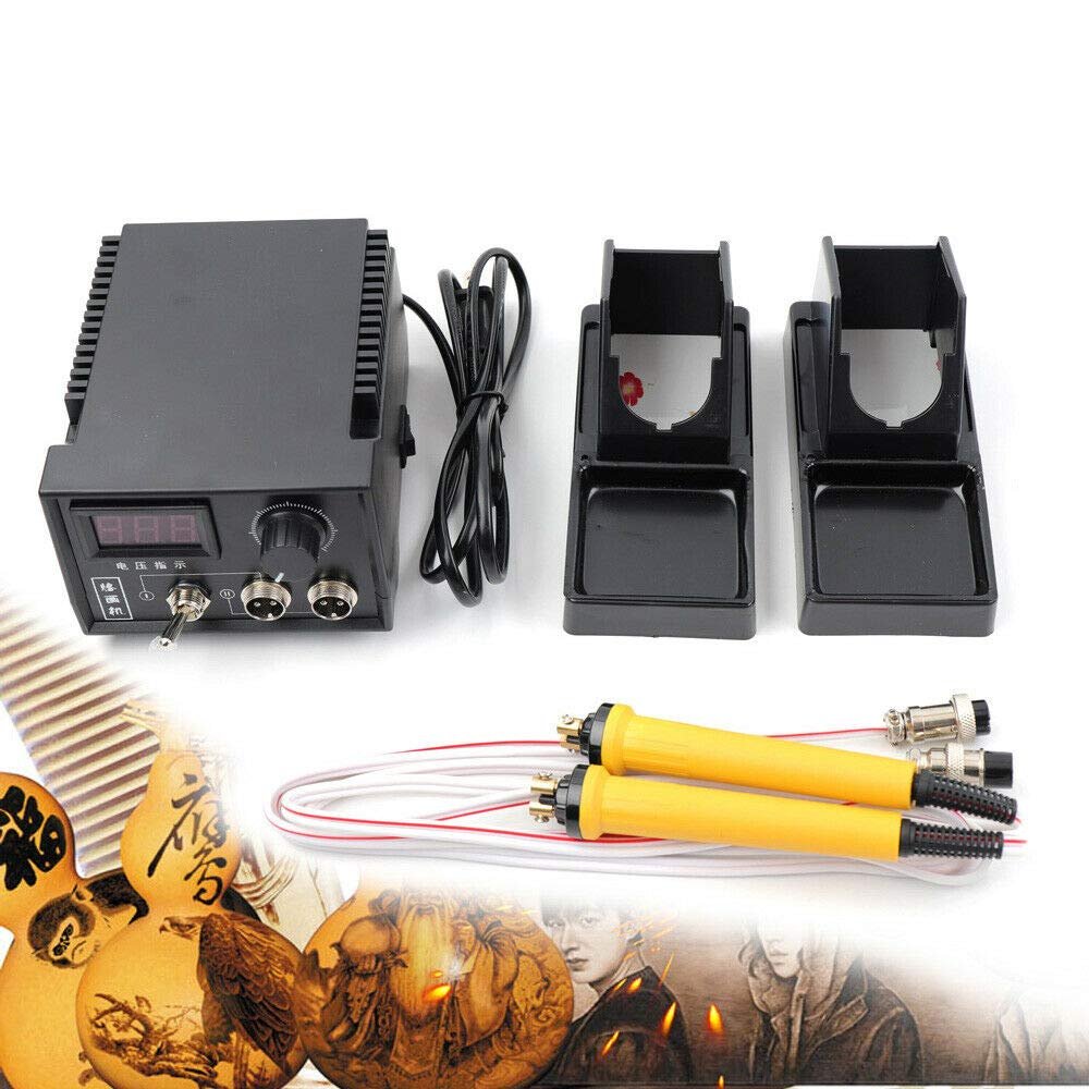 Pyrography Machine Kit, 60W, Digital Display