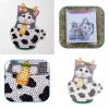 5-Piece DIY 5D Diamond Painting Cat Greeting Card Set with Envelopes, Style 8 view 3