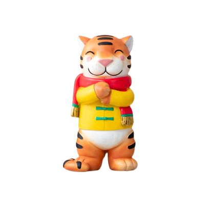New Year Tiger Resin Statue Home Decor
