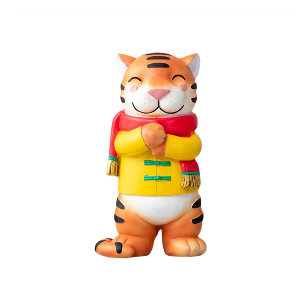 New Year Tiger Resin Statue Home Decor
