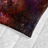 Chickw1 Quilted Bedspread, 3D Orange Universe Microfiber Coverlet for Single or Double Beds, 39.4 x 59 in view 4