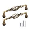 CcHhyyt 2-Pack Antique Birdcage Cabinet Handles, Vintage Bronze, 128 mm view 1