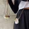 ZYONG Transparent Silicone Case with Metal Lanyard Shoulder Strap for Apple AirPods 1, 2, and AirPods Pro view 3