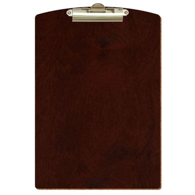 Btic Dark Walnut Wood Clipboard, Segment Shape, A3–A6